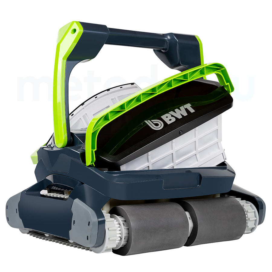 Robot Curățare Piscină BWT ES1500 pentru Fund, Pereți și Linia Apei, Aplicație Bluetooth, Cărucior, Garanție 4 Ani, până la 15 m