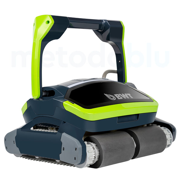 Robot Curățare Piscină BWT ES1500 pentru Fund, Pereți și Linia Apei, Aplicație Bluetooth, Cărucior, Garanție 4 Ani, până la 15 m