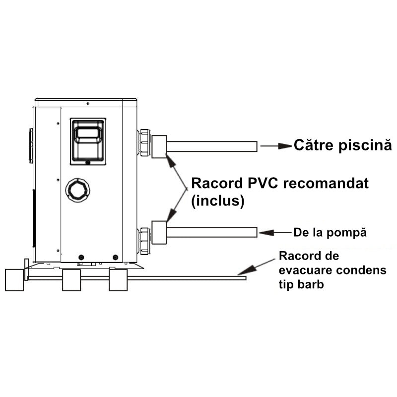 Pompă de căldură Garden Pac Pro Full Inverter 16 kW pentru piscine de la 40 la 80 m³