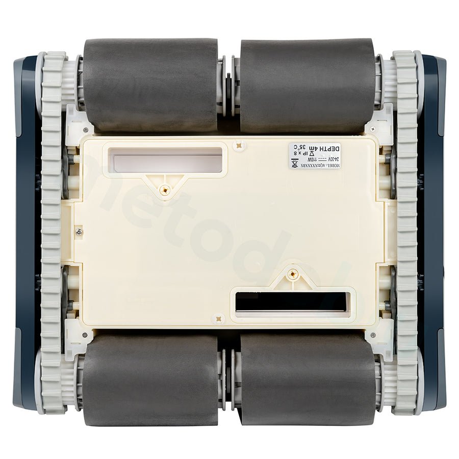 Robot Curățare Piscină BWT ES1500 pentru Fund, Pereți și Linia Apei, Aplicație Bluetooth, Cărucior, Garanție 4 Ani, până la 15 m