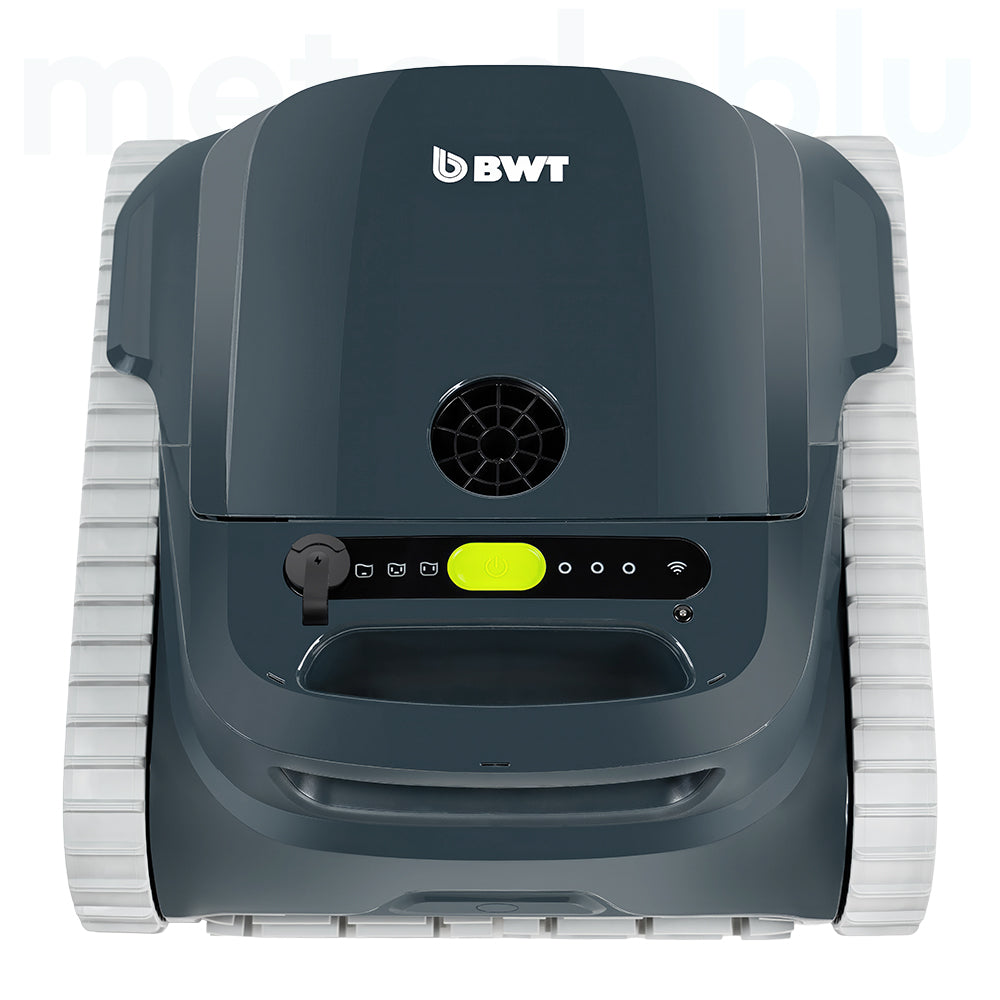 BWT ES Echo Fără Fir | Robot Aspirator de Piscină cu Aplicație Wi-Fi pentru Fund, Pereți și Linia Apei, Noutate 2026
