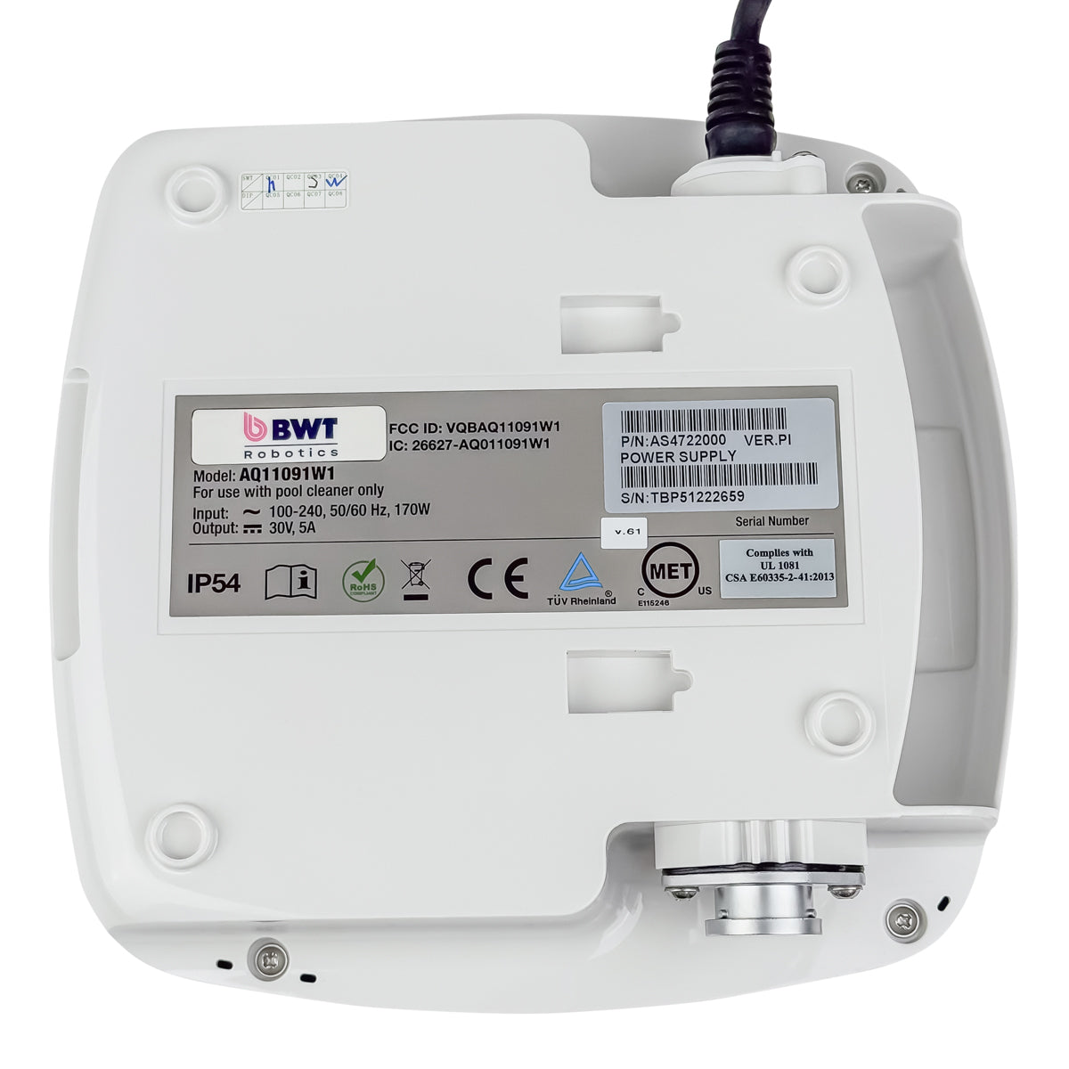 Alimentator Centralină pentru Robot Curățare Piscină BWT / Cosmy / Aquabot / Aquatron | AQ11091W1 / 125299050