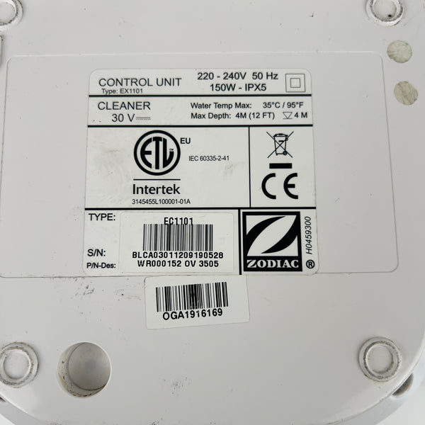 Alimentator robot de curățare pentru piscină Zodiac Vortex OV / GV / AV - R0637400 - EC1101 - Recondiționat (Garanție 12 luni)