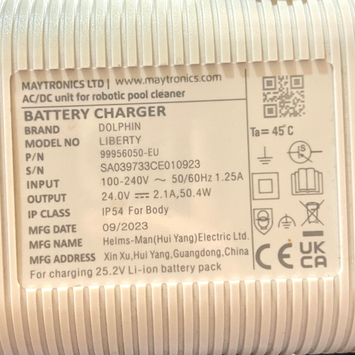 Încărcător Robot Curățare Piscină Dolphin Maytronics Liberty 100 / 200 / 300 / 400 - 99956050EU-ASSY - Recondiționat (Garanție 12 luni)