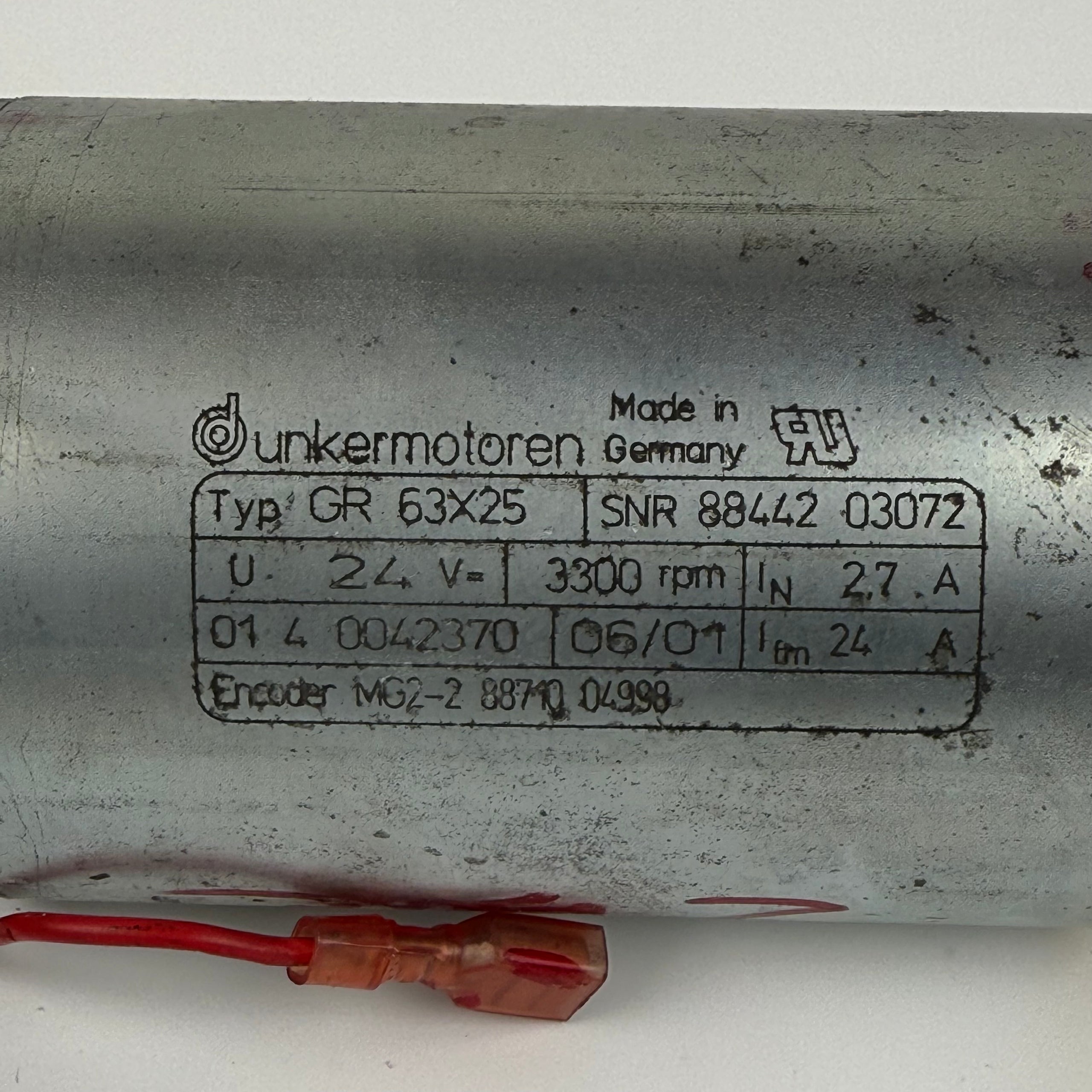 Motor pompă de aspirație pentru robot de curățare piscină Dolphin Maytronics GR 63x25 - Recondiționat (Garanție 12 luni)