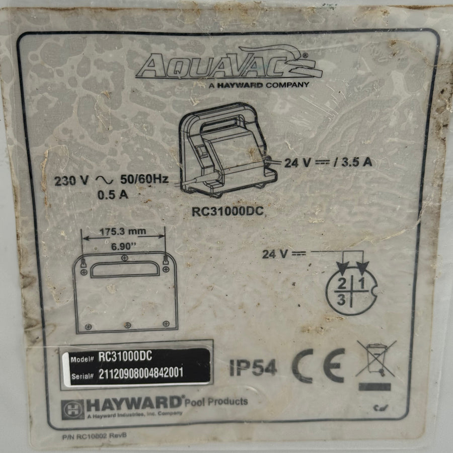 Alimentator pentru robot de curățare piscină Hayward Aquavac RC31000DC - Recondiționat (Garanție 12 luni)