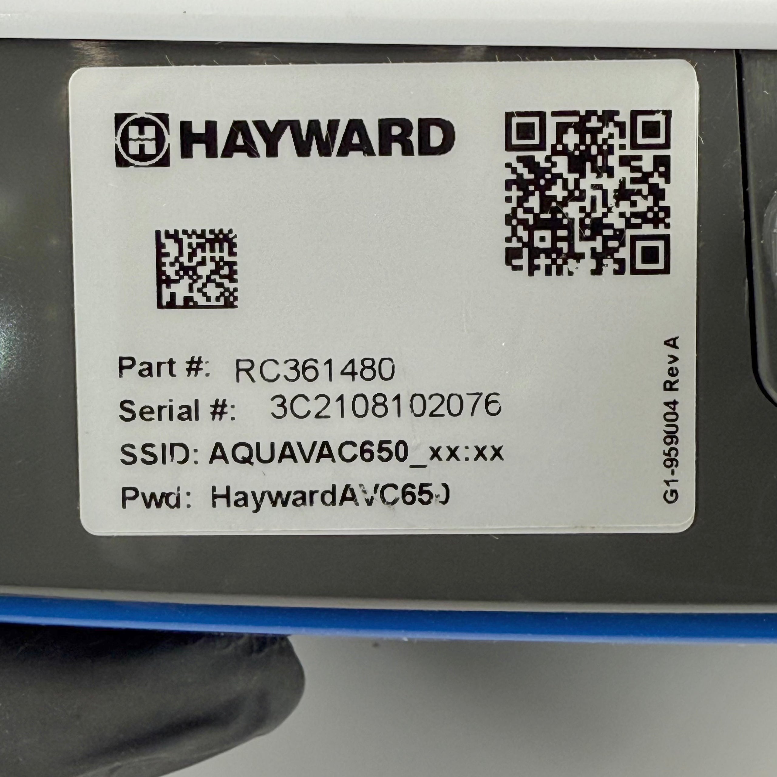 Alimentator Centrală Robot curățare piscină Hayward Aquavac RC361480 - Recondiționat (Garanție 12 luni)