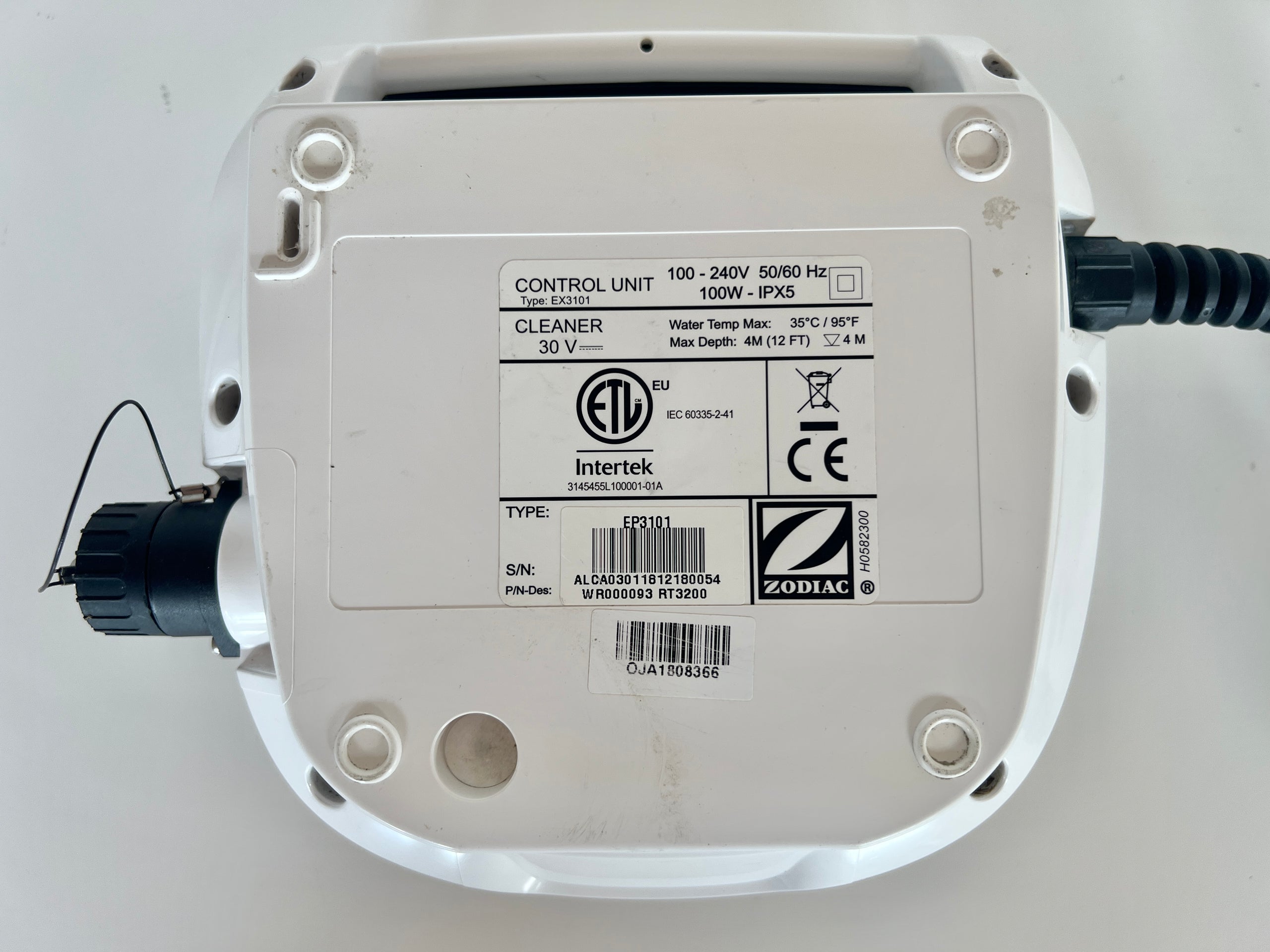 Alimentator pentru robot de curățare piscină Zodiac Tornax recondiționat - Garanție 12 luni - EP3101