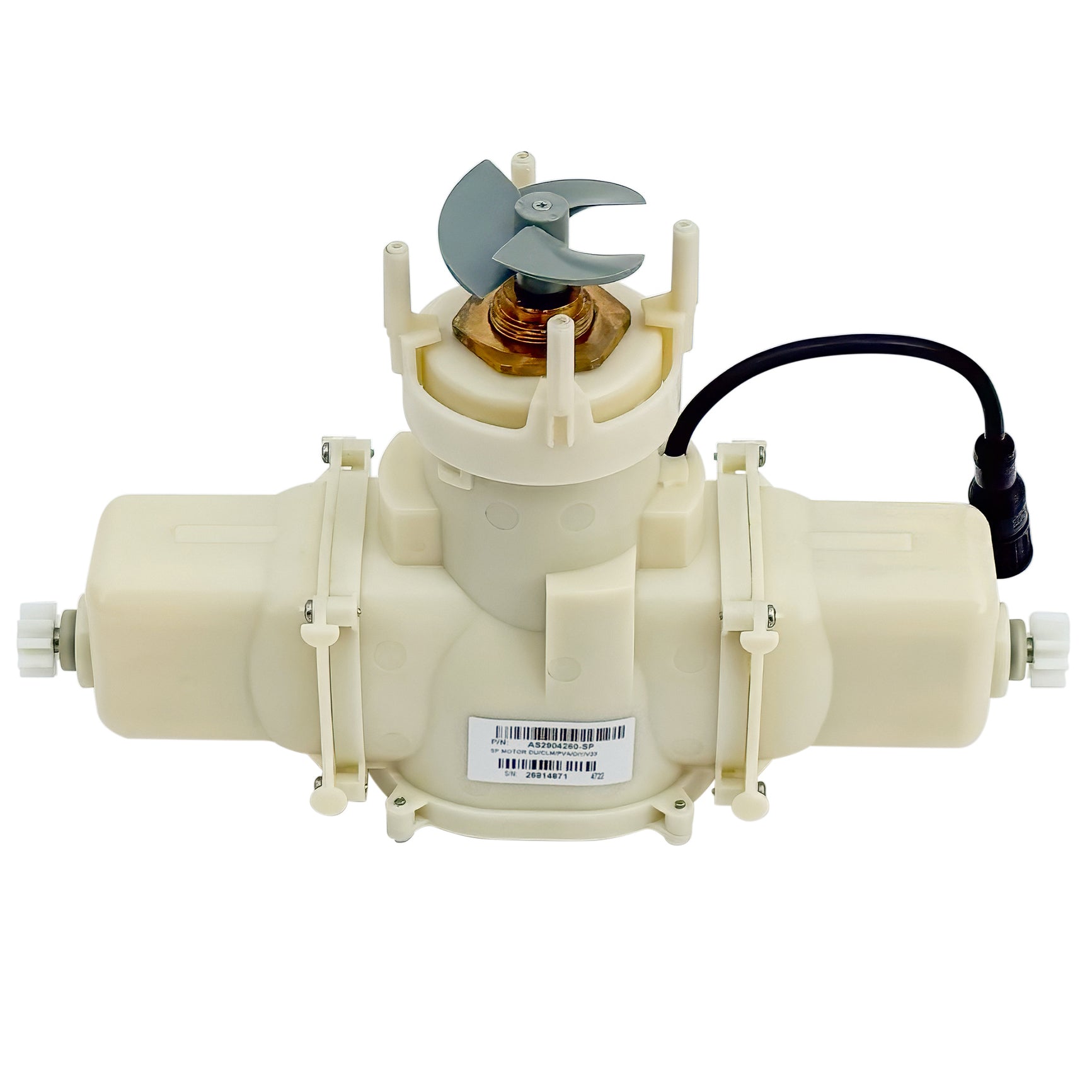 Box Motor pentru Robot Curățare Piscină BWT D200 / Aquabot / Aquatron - Conector Negru, Generație Veche | AS2904260-SP / 125259163