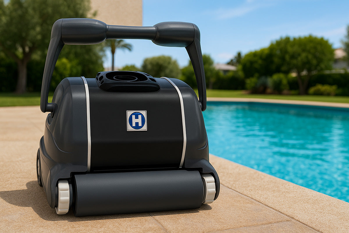 Robot per piscina Dolphin PS60 con spazzole combinate Robot, carrello e copertura di protezione
