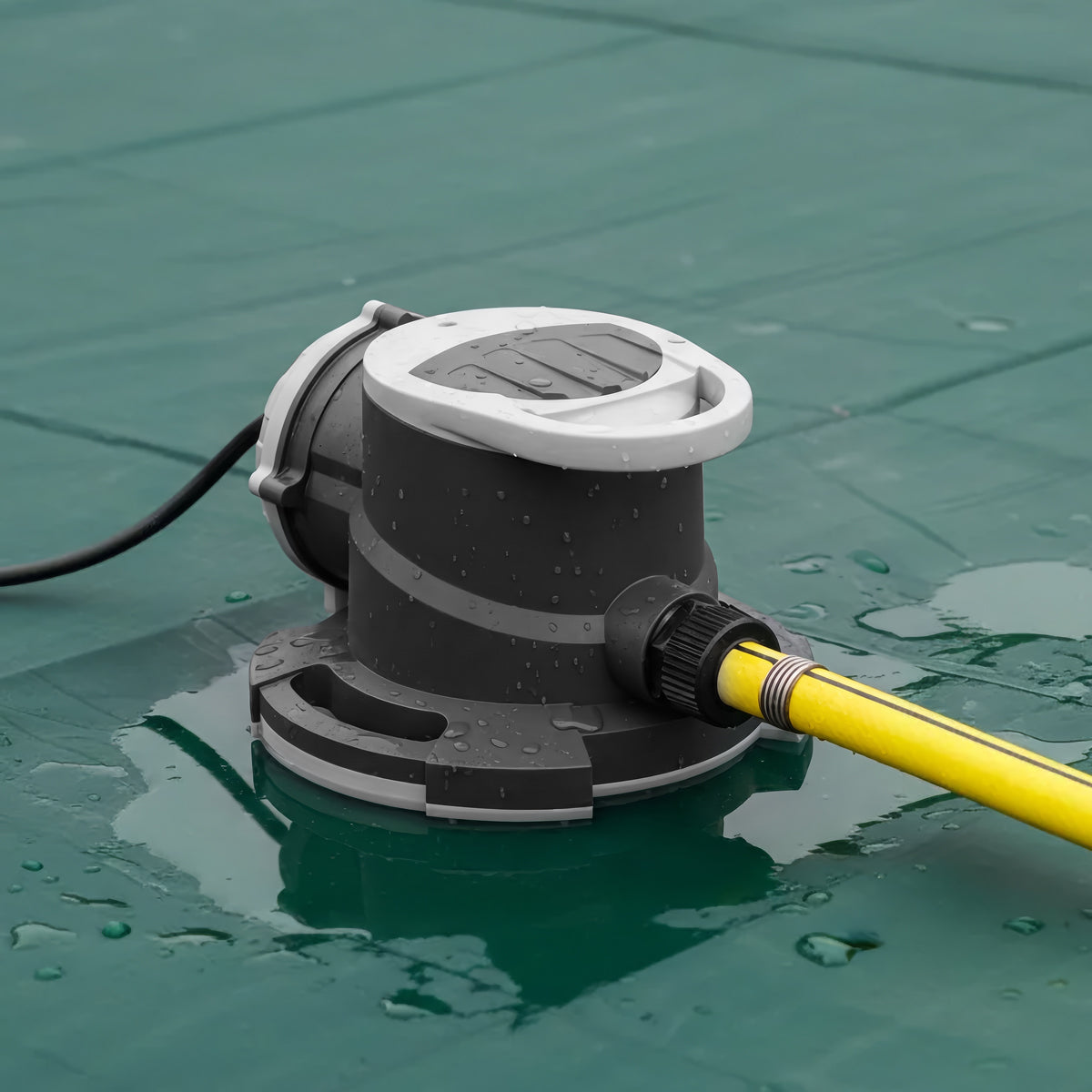 Pompă GLONG D-COVER S pentru golire prelată piscină, automată/manuală, 0,6 HP – 7.000 l/h