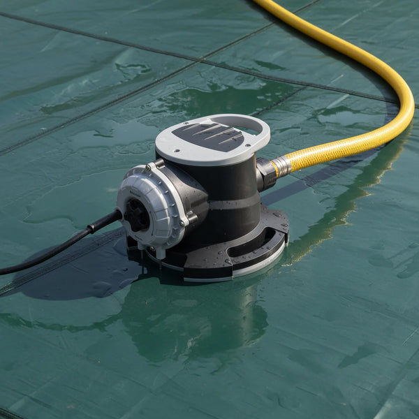 Pompă GLONG D-COVER S pentru golire prelată piscină, automată/manuală, 0,6 HP – 7.000 l/h